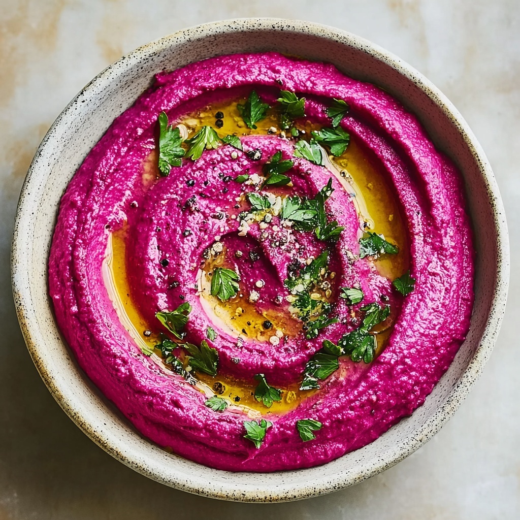 Beet Hummus Recipe - Recipe Image