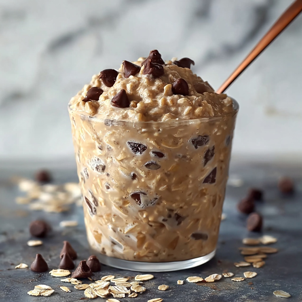 Cookie Dough Overnight Oats Recipe - Recipe Image