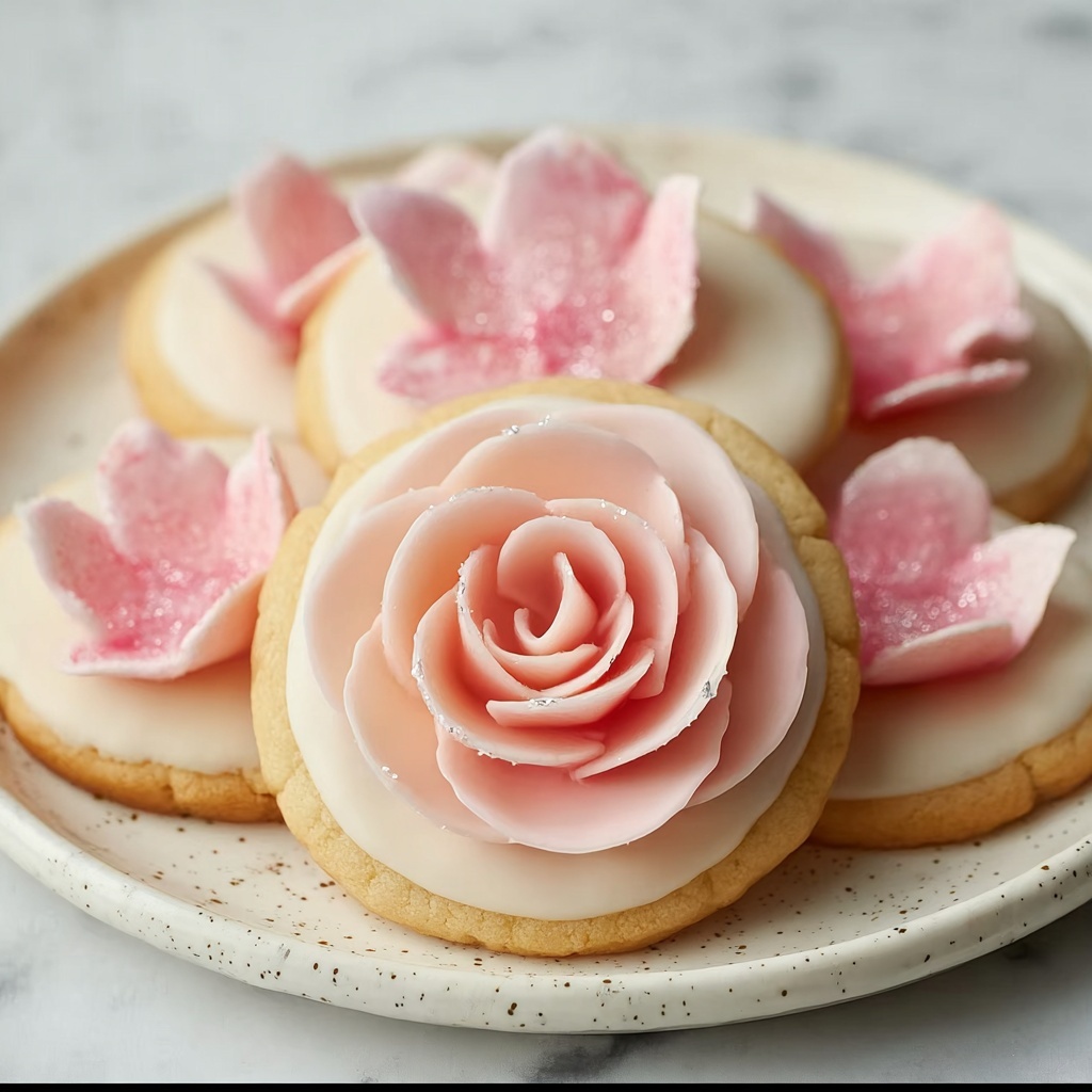Rose Petal Sugar Cookies Recipe - Recipe Image
