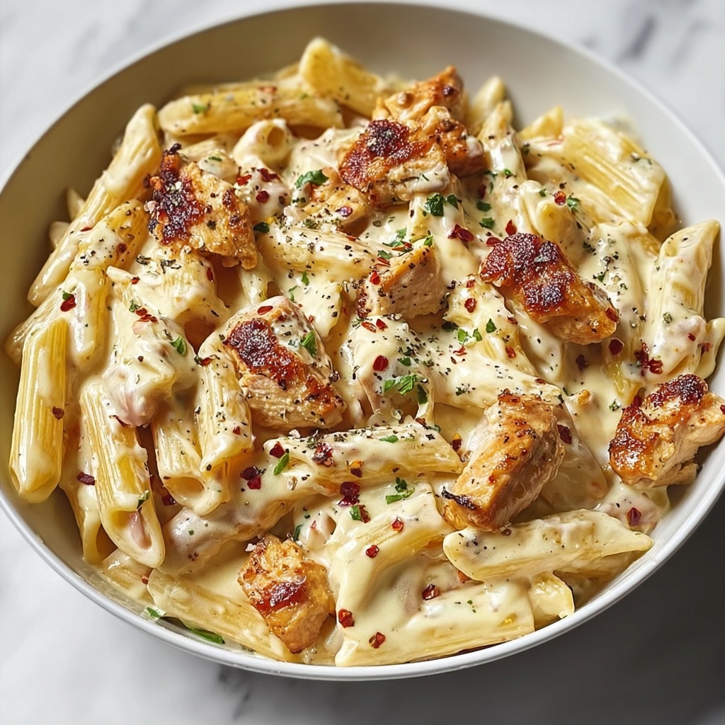 Marry Me Chicken Pasta: Creamy Sun-Dried Tomato Chicken Pasta Recipe - Recipe Image