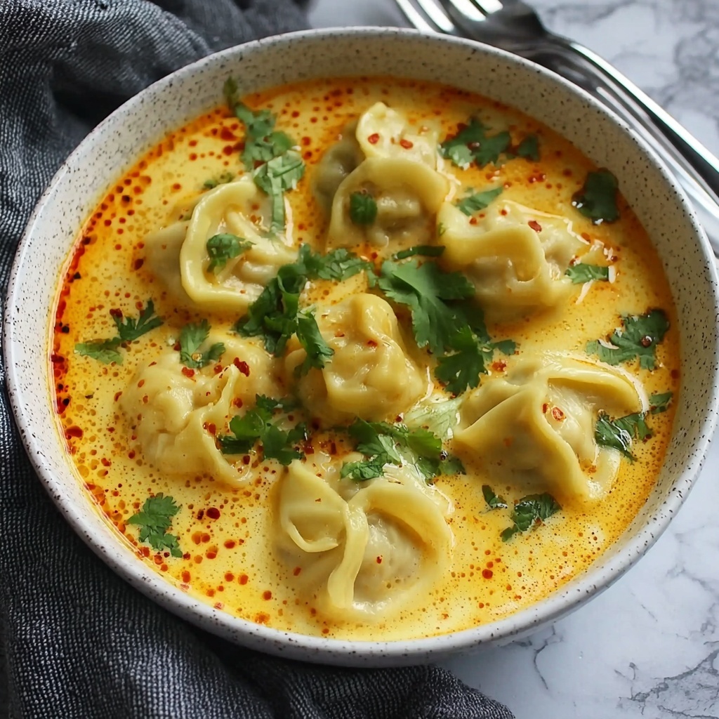 Thai Coconut Curry Dumpling Soup Recipe - Recipe Image