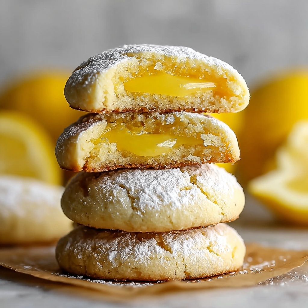Stuffed Lemon Cookies Recipe - Recipe Image