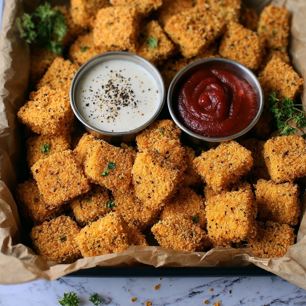 Vegan Fried Queso Bites Recipe - Recipe Image
