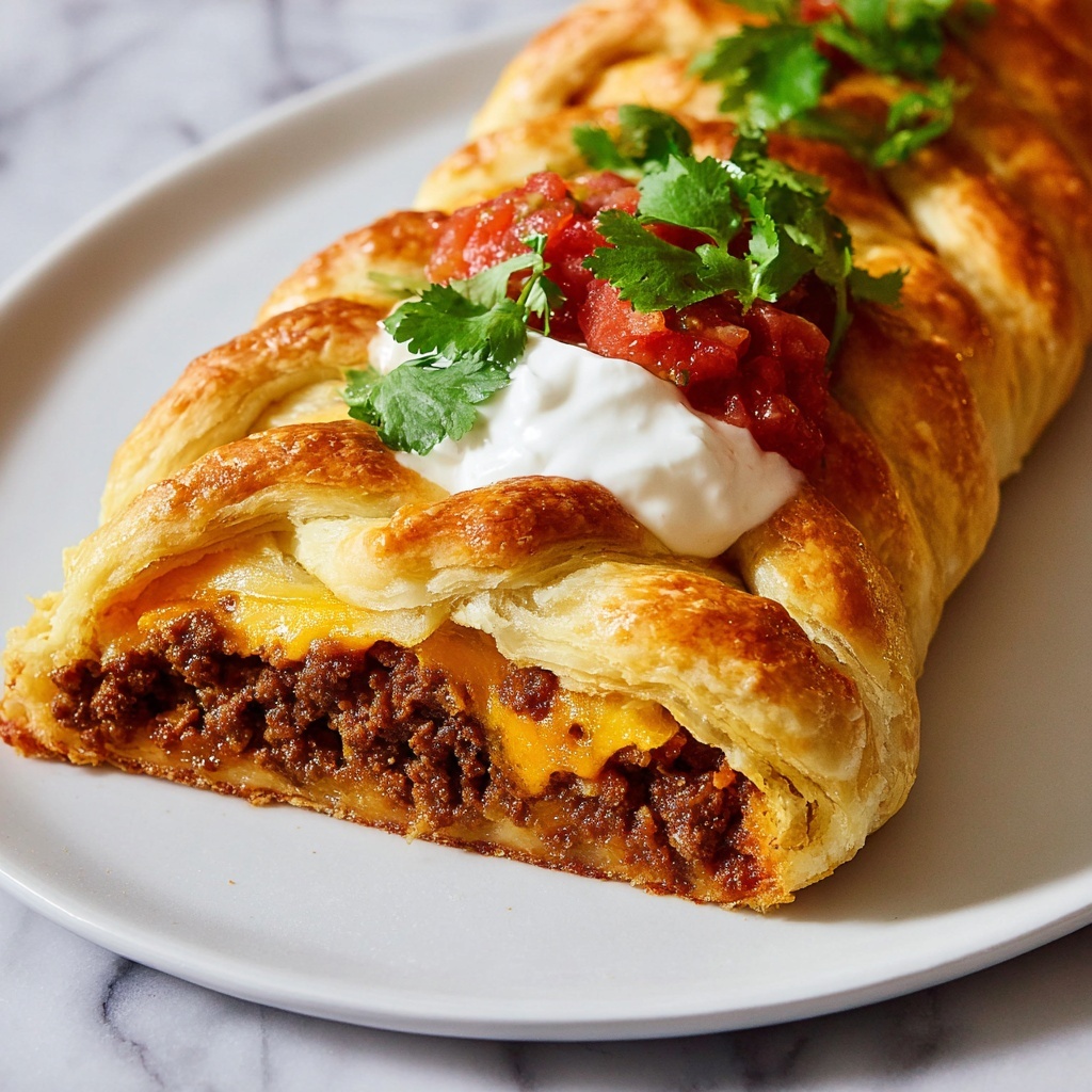 Taco Braid Recipe - Recipe Image