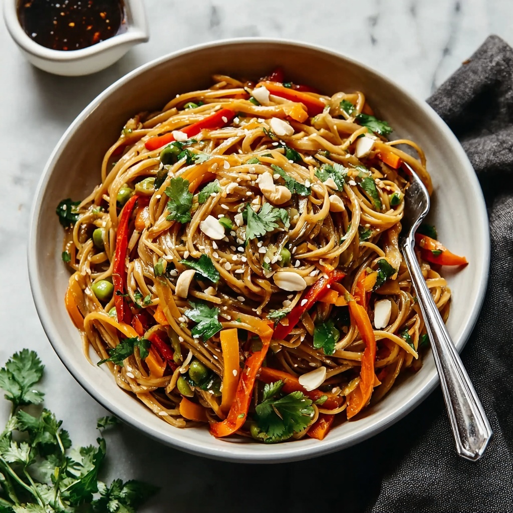 Spicy Peanut Soba Noodle Salad Recipe - Recipe Image