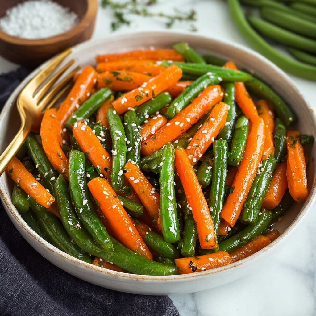Quick Honey Glazed Carrots and Green Beans for a Flavor Boost Recipe - Recipe Image