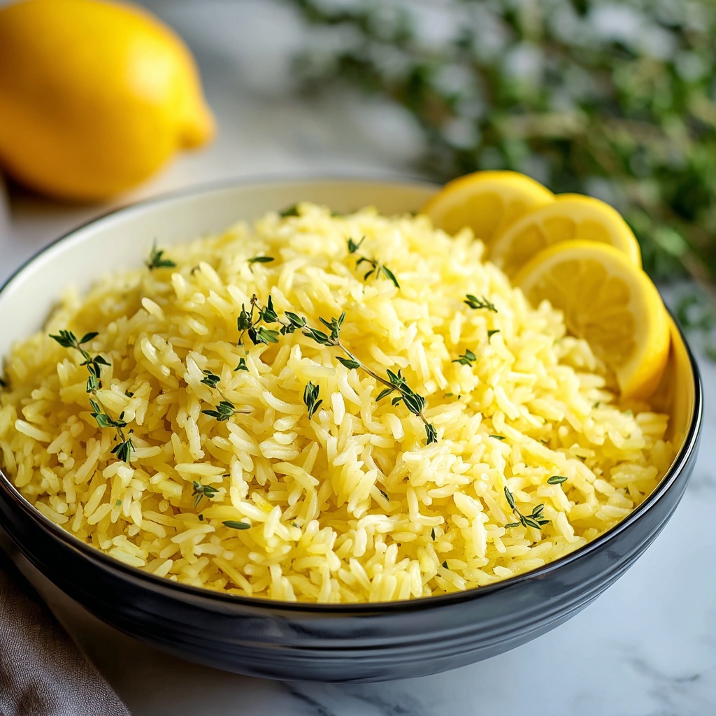 Easy and Delicious Lemon Rice Recipe - Recipe Image