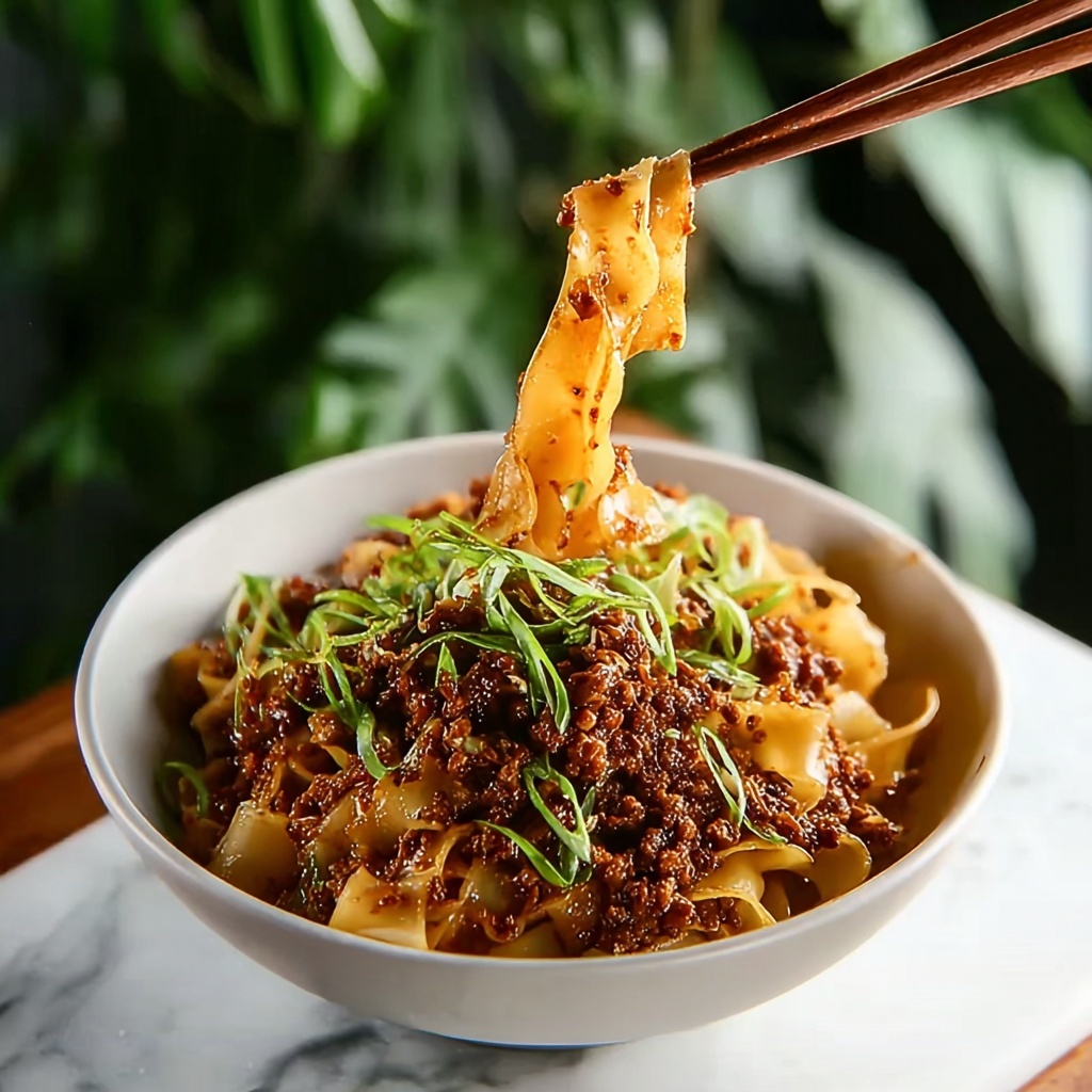 Potsticker Noodle Bowl with Pork and Greens Recipe - Recipe Image