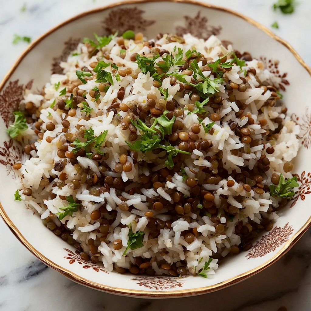 Simple Lebanese Lentils & Rice (Mujaddara) Recipe - Recipe Image