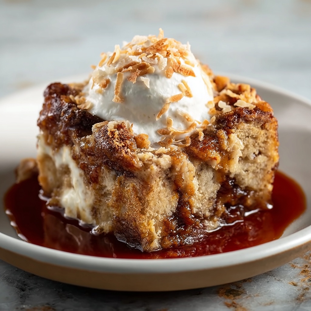 Caribbean Guava & Coconut Bread Pudding Recipe - Recipe Image