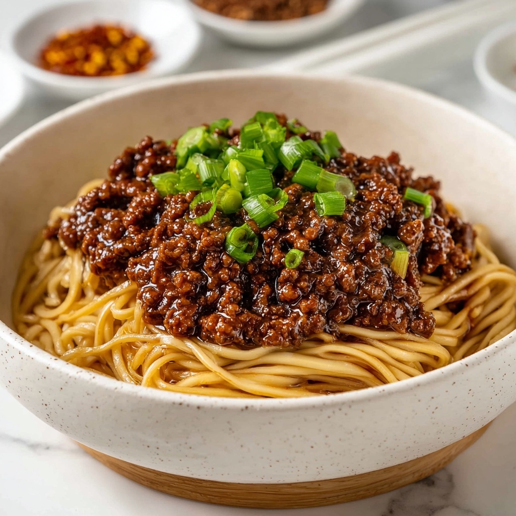 Mongolian Ground Beef and Noodles Recipe - Recipe Image