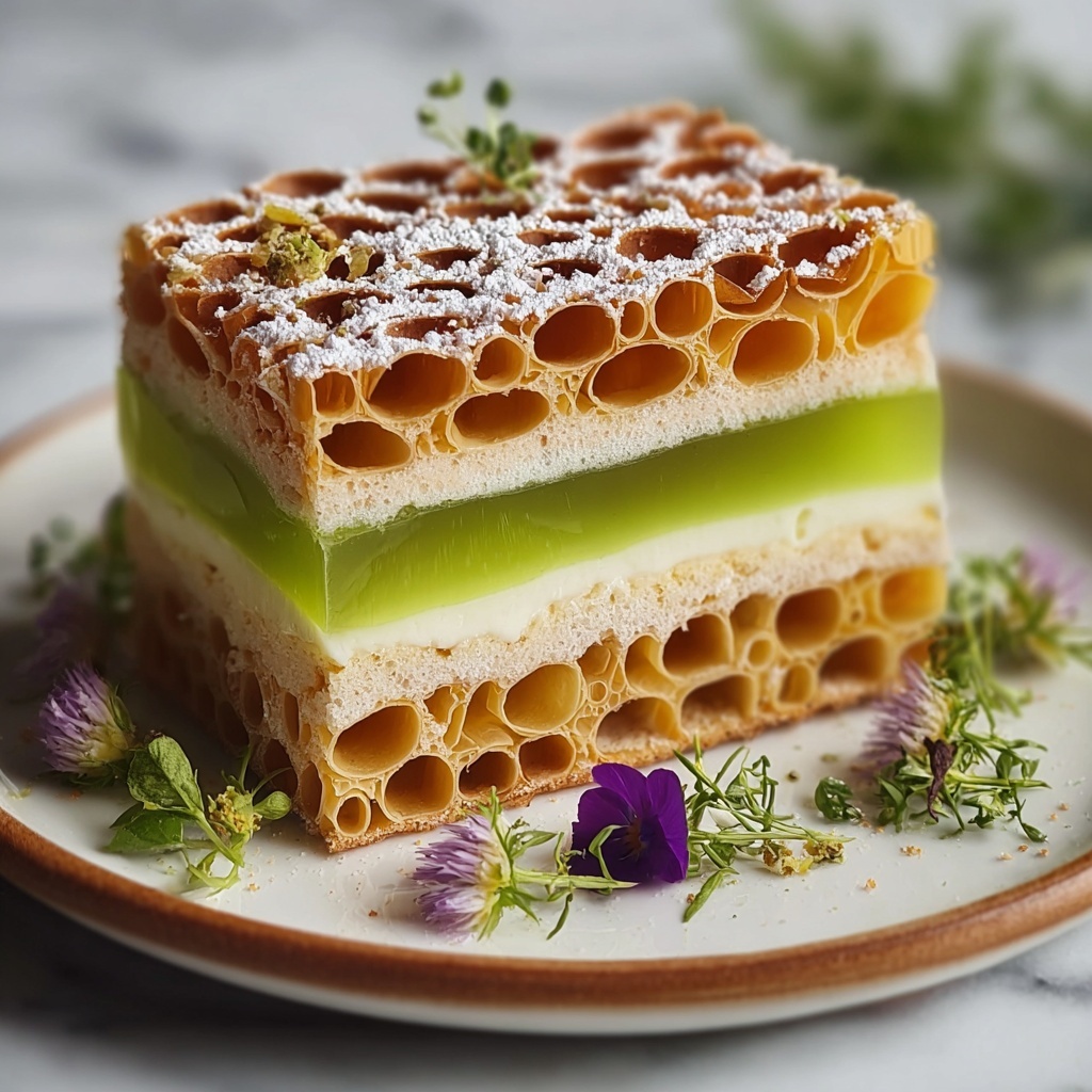 Traditional Vietnamese Honeycomb Cake – Fluffy Bliss Awaits Recipe - Recipe Image