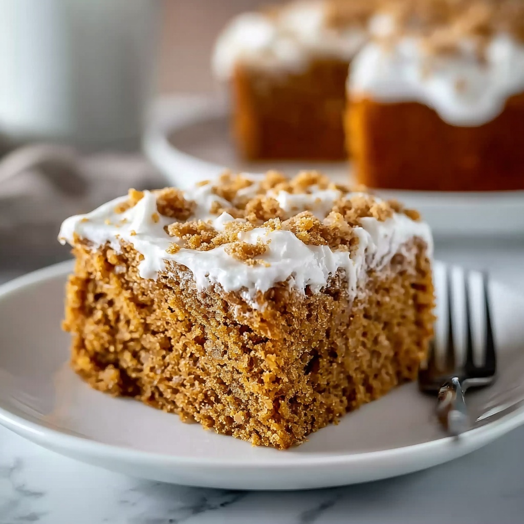 Pumpkin Coffee Cake with Spiced Crumb Topping and Drizzle Recipe - Recipe Image