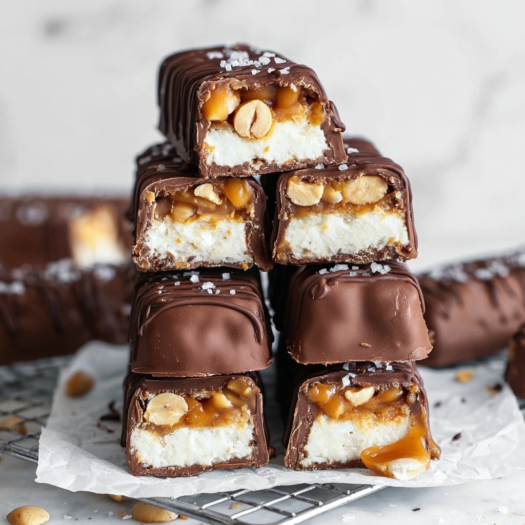 Vegan Snickers Ice Cream Bars Recipe - Recipe Image