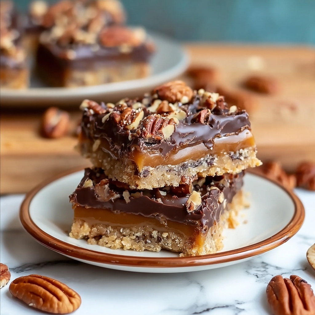 Turtle Bars Recipe - Recipe Image