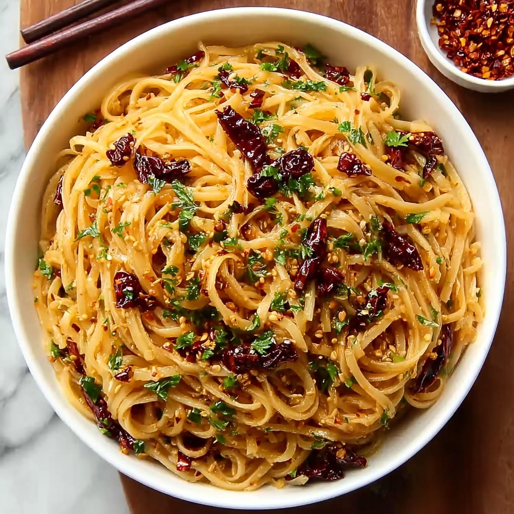 Spicy Garlic Chili Noodles: A Quick Flavor Explosion! Recipe - Recipe Image