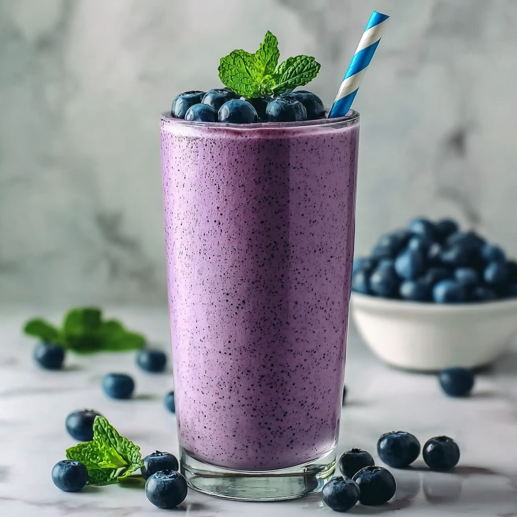 Blueberry Protein Shake Recipe - Recipe Image