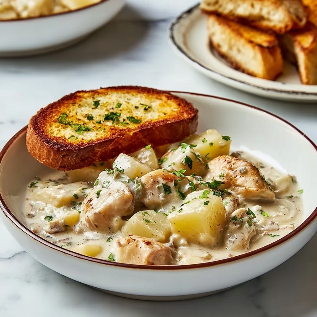 Garlic Parmesan Crockpot Chicken and Potatoes Recipe - Recipe Image