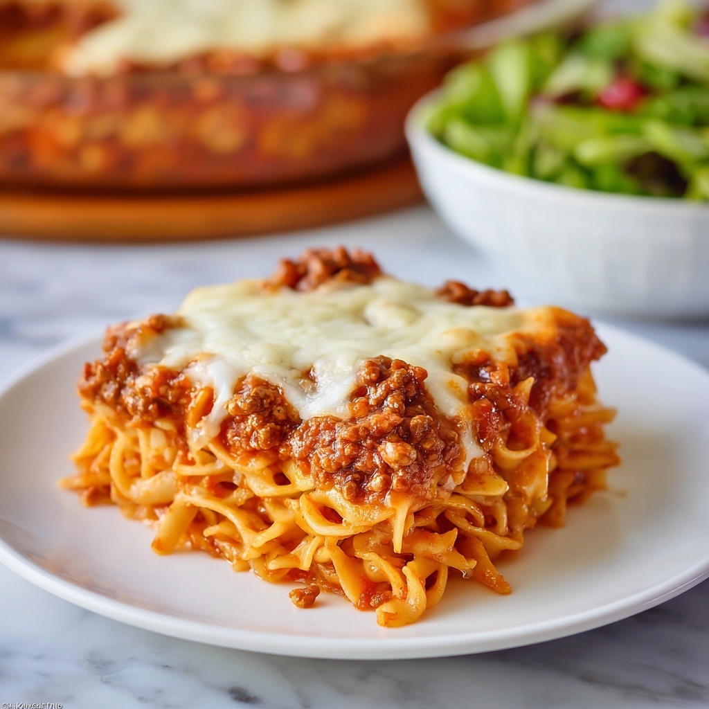 Spaghetti Pie Recipe - Recipe Image