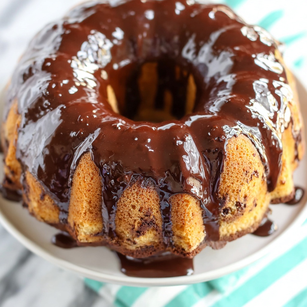 Brazilian Carrot Cake with Chocolate Glaze Recipe - Recipe Image
