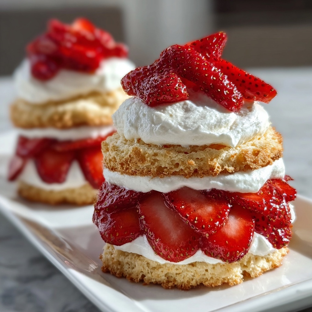 Easy Strawberry Shortcake Stacks: 5 Flavors to Enjoy Today Recipe - Recipe Image