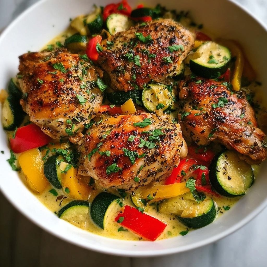 Italian Butter Baked Chicken with Veggies: 7 Flavorful Secrets Recipe - Recipe Image