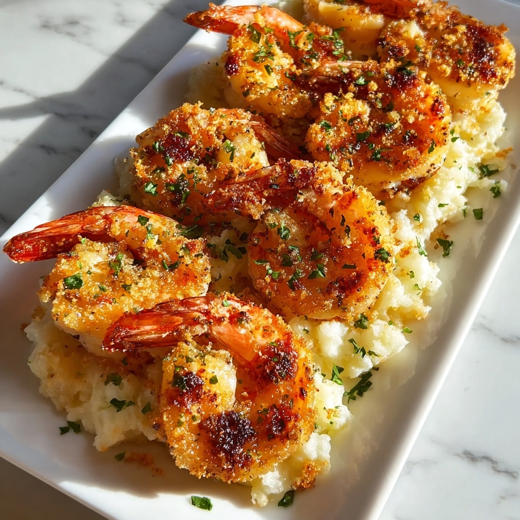 Stuffed Shrimp with Crab and Parmesan Recipe - Recipe Image