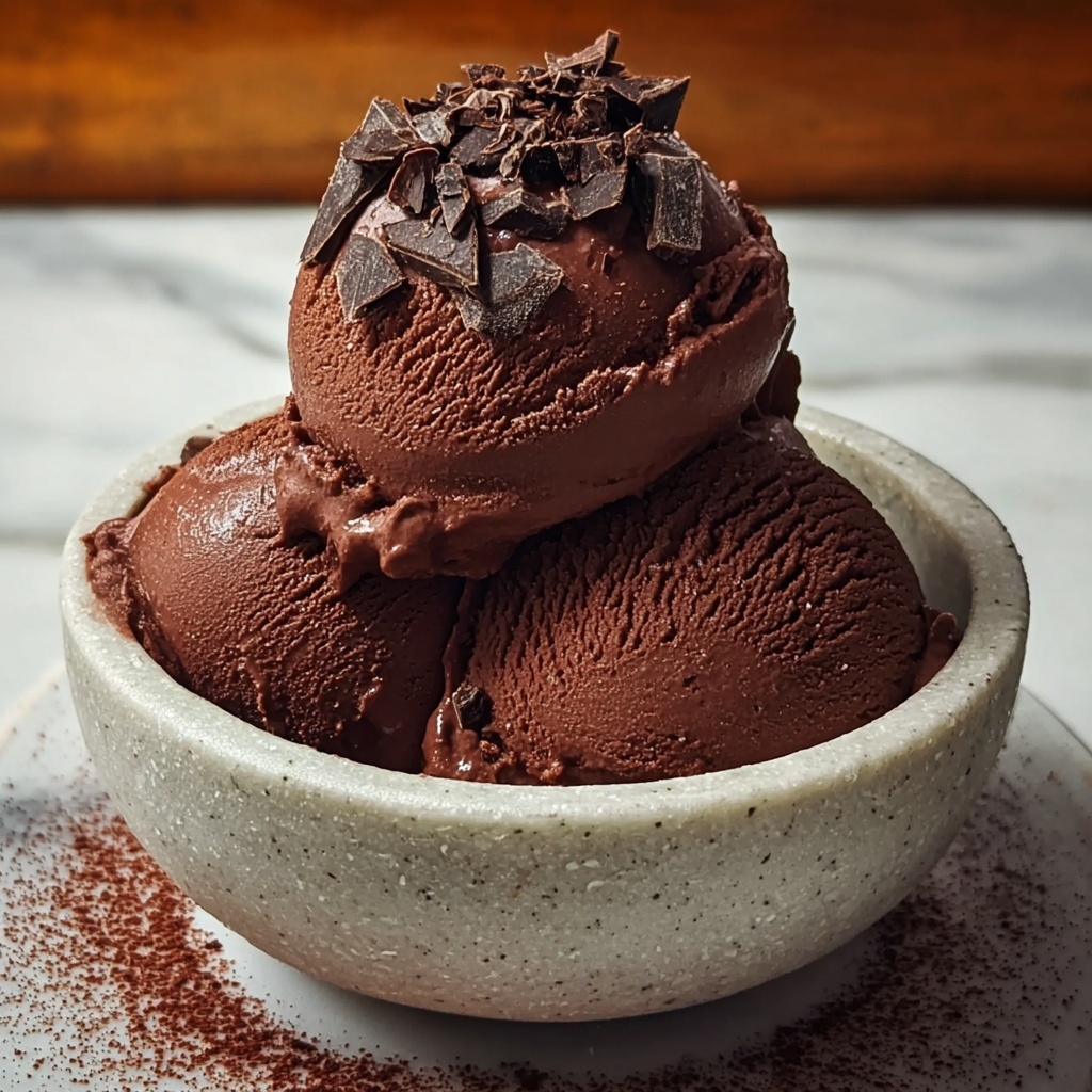 Homemade Chocolate Ice Cream Recipe - Recipe Image