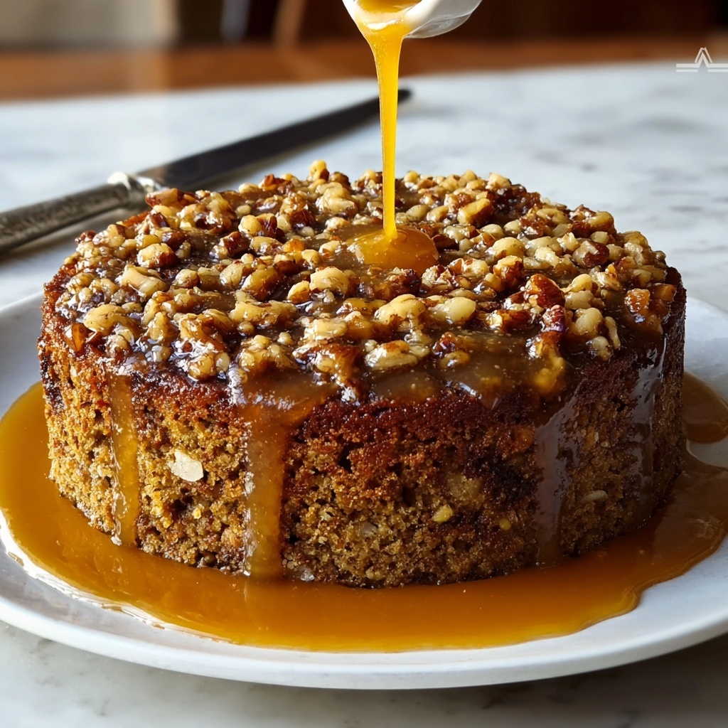 Walnut and Date Cake Recipe - Recipe Image