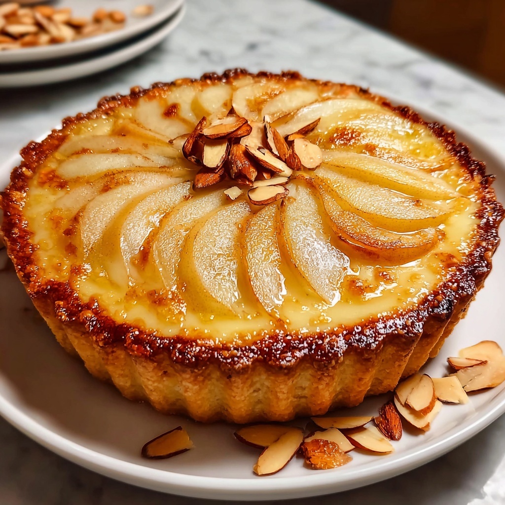 Pear Almond Tart Recipe - Recipe Image
