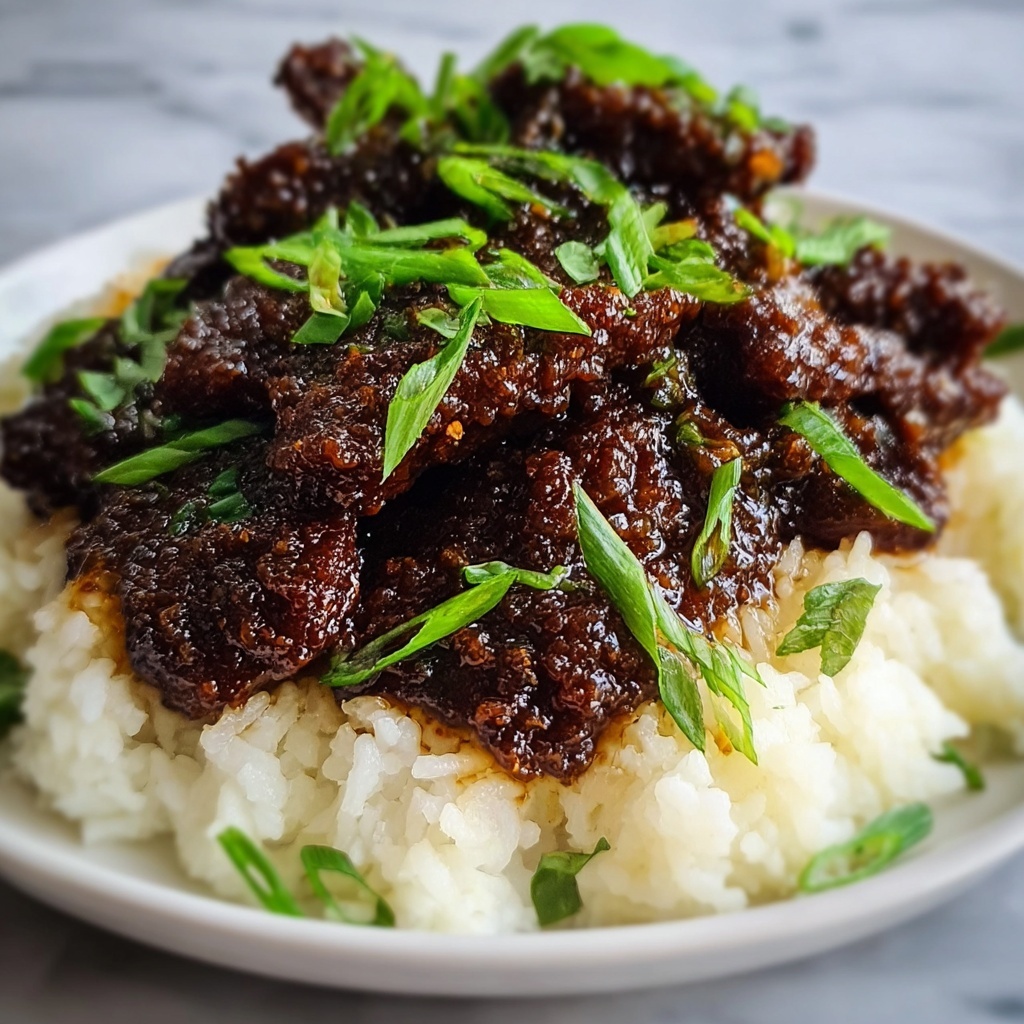 Comforting Mongolian Beef: 5 Steps to Savory Satisfaction Recipe - Recipe Image