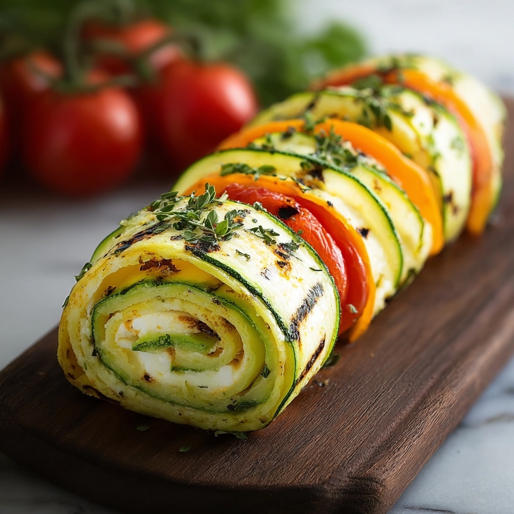 Zucchini and Ricotta Vegetable Roll: Deliciously Healthy & Easy Recipe - Recipe Image