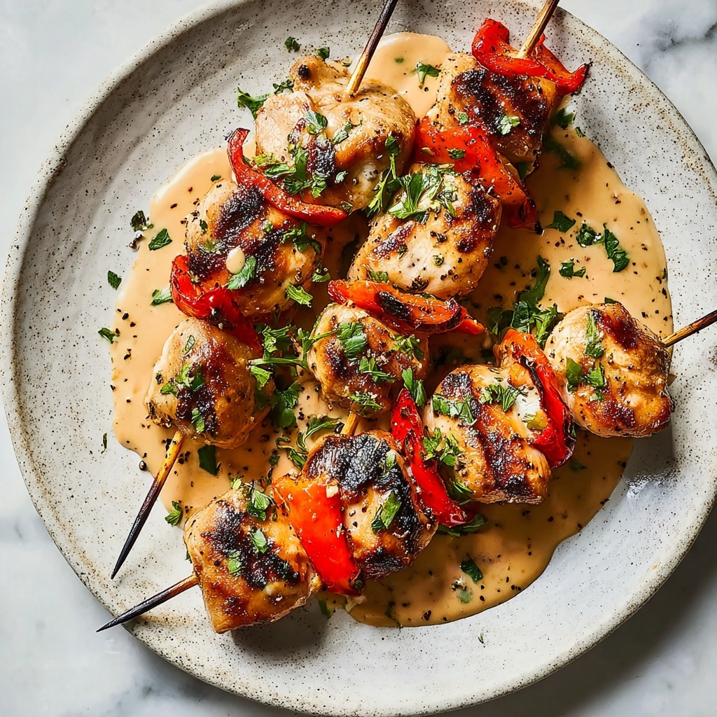 Sweet and Spicy Bang Bang Chicken Skewers for Your Grill Night Recipe - Recipe Image