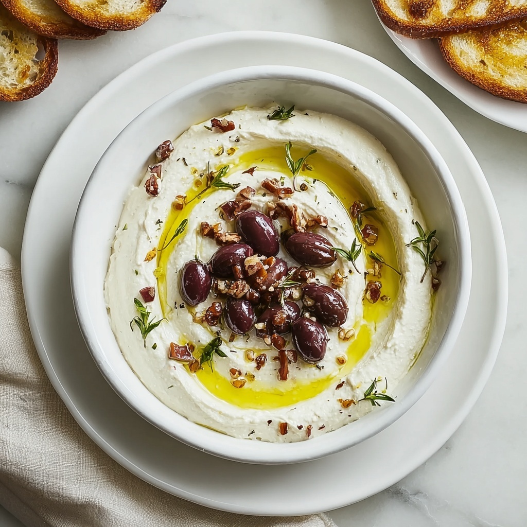 Irresistibly Creamy Whipped Goat Cheese Dip with Bacon, Honey, Raisins, Pistachios, and Dates Recipe - Recipe Image