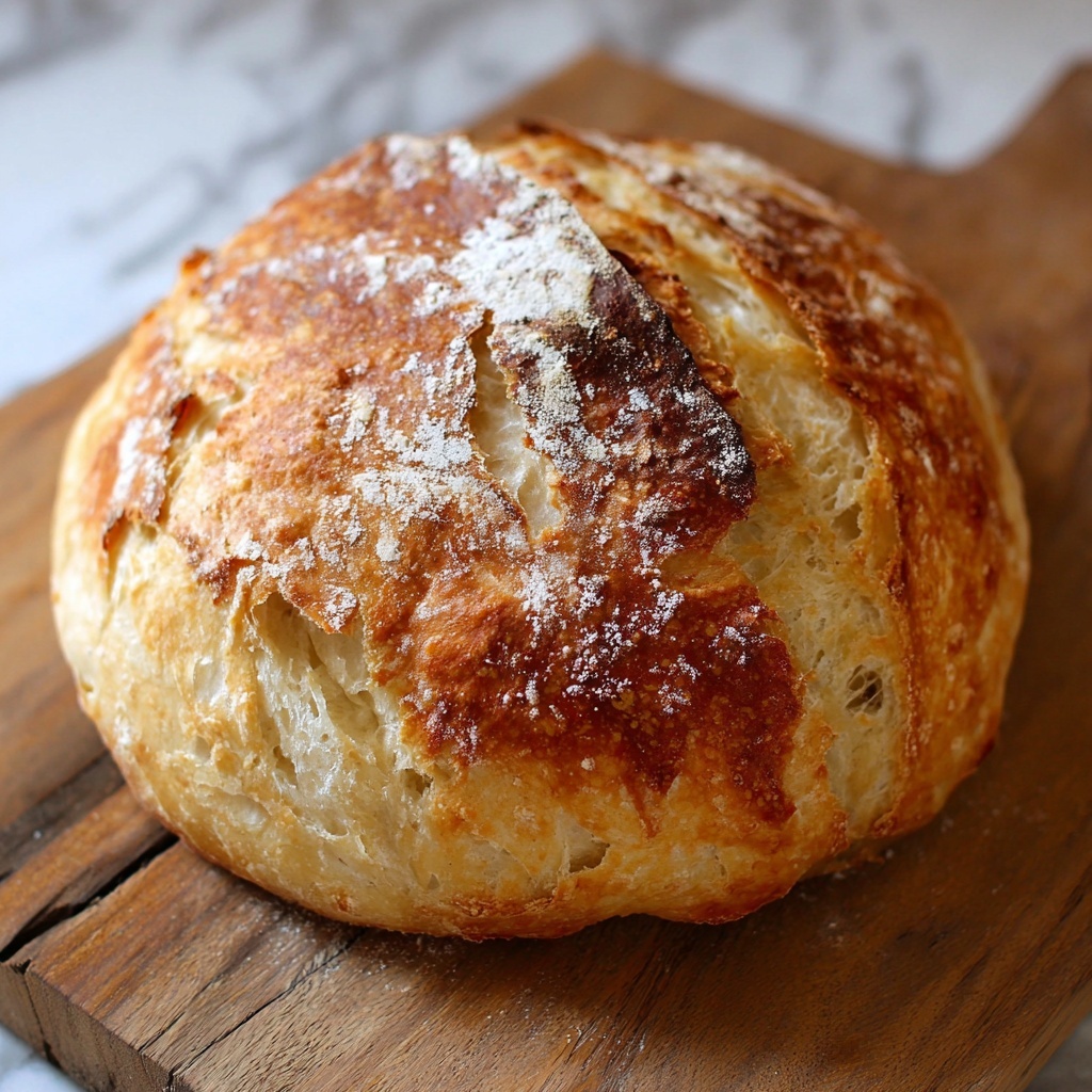 Easy No-Knead Artisan Bread Recipe - Recipe Image