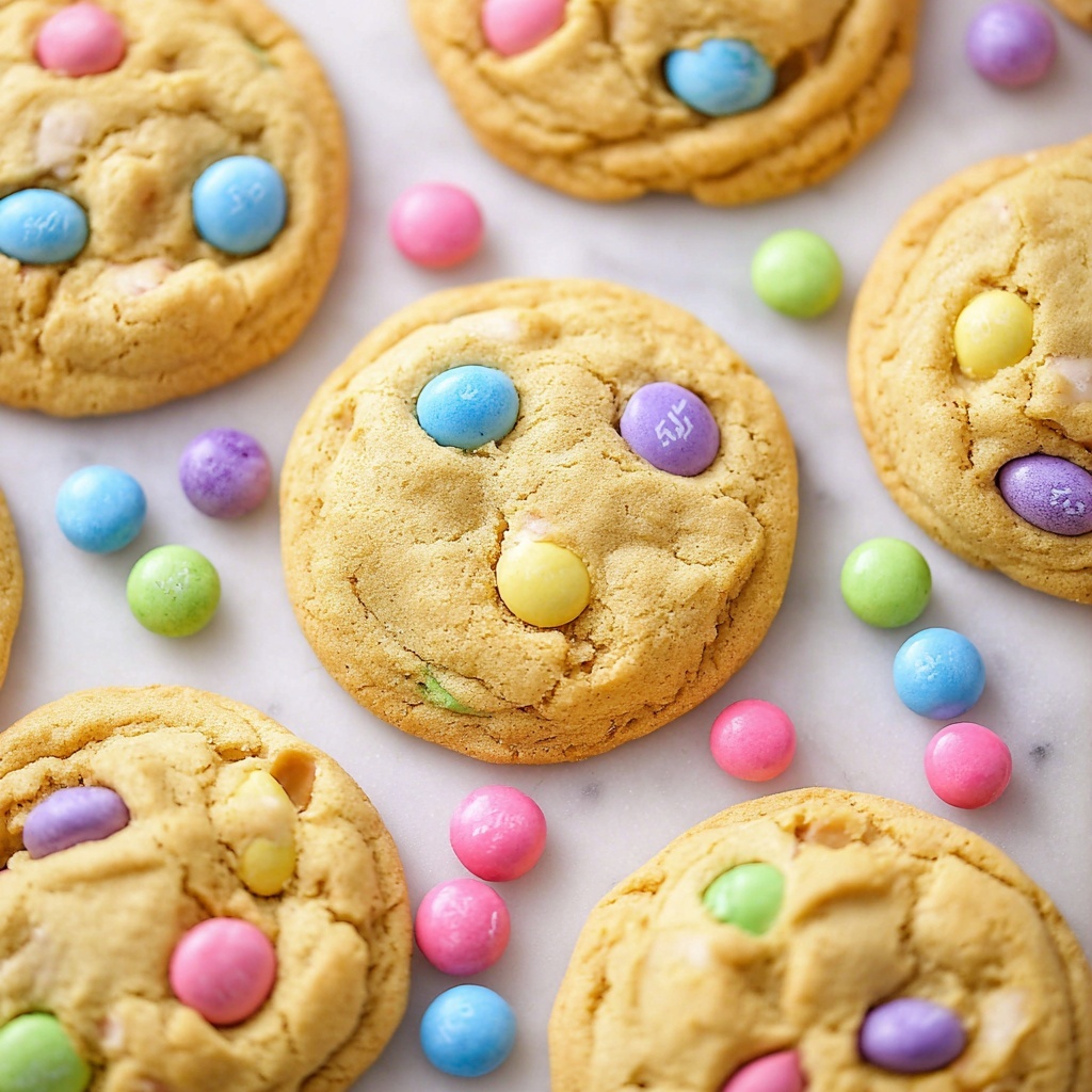 White Chocolate Chip M&M Pudding Cookies Recipe - Recipe Image