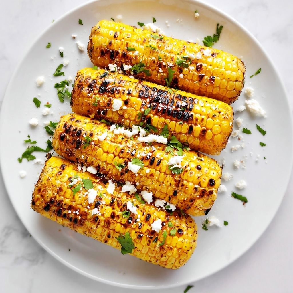 Grilled Corn with Cilantro-Lime Butter Recipe - Recipe Image