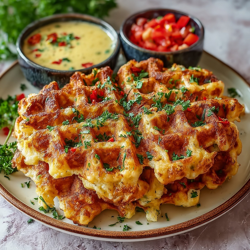 Stove Top Stuffing Waffles Recipe for Easy Holiday Sides Recipe - Recipe Image