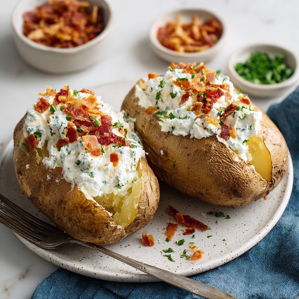 Baked Potato Recipe Crispy Skin and Fluffy Inside Recipe - Recipe Image