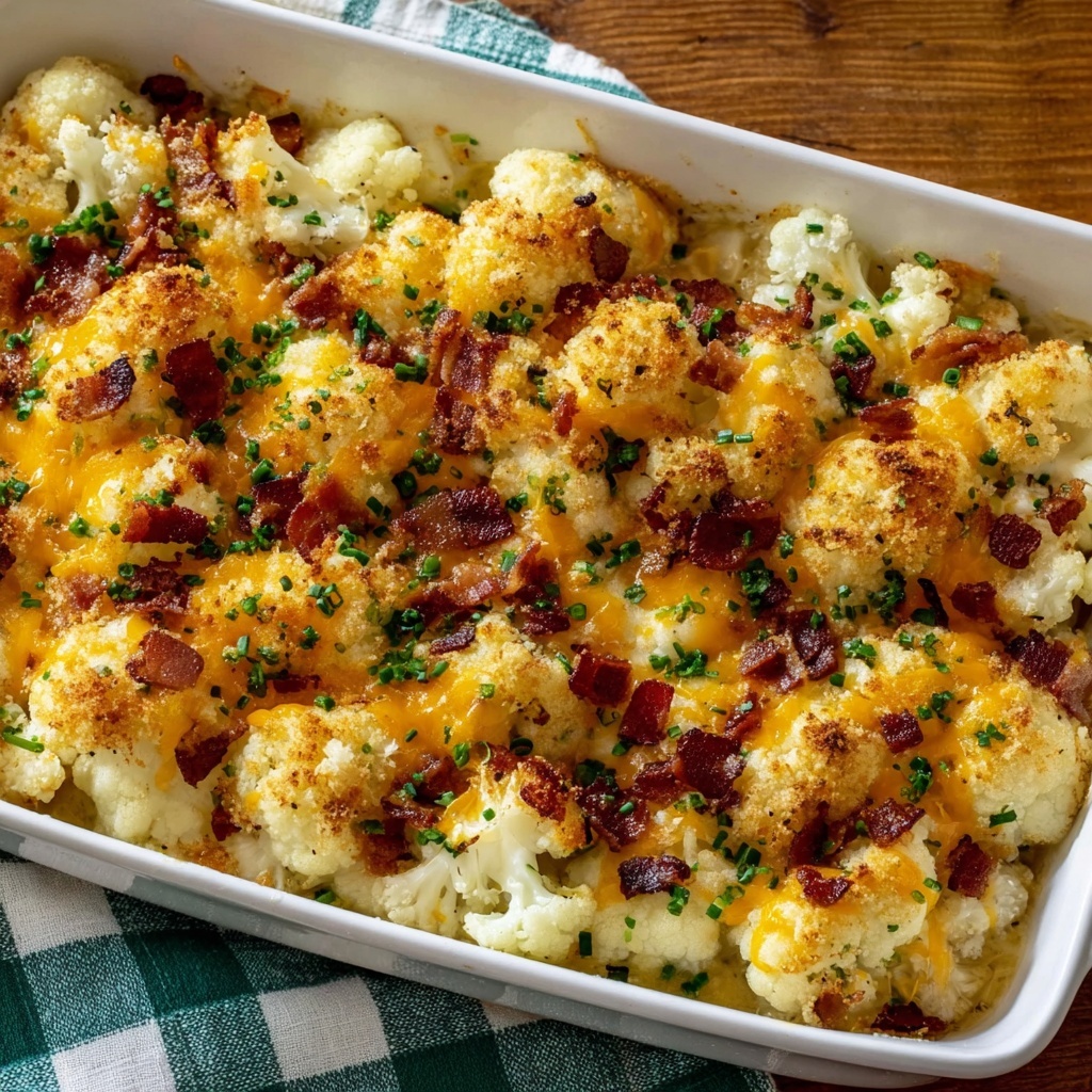 Loaded Cauliflower Casserole Recipe - Recipe Image