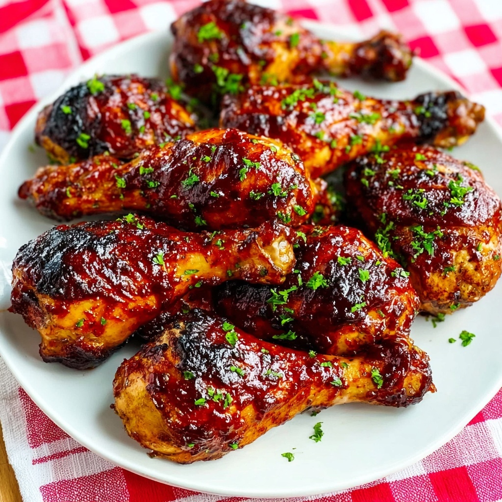 Baked BBQ Chicken Drumsticks for Juicy, Crispy Results Recipe - Recipe Image