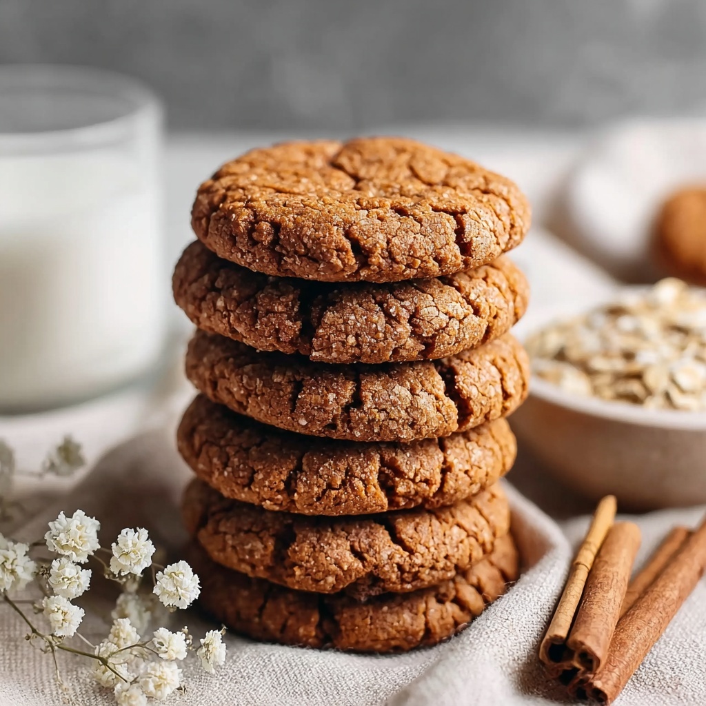 Healthy Gingerbread Oatmeal Cookies Recipe That Tastes Amazing Recipe - Recipe Image