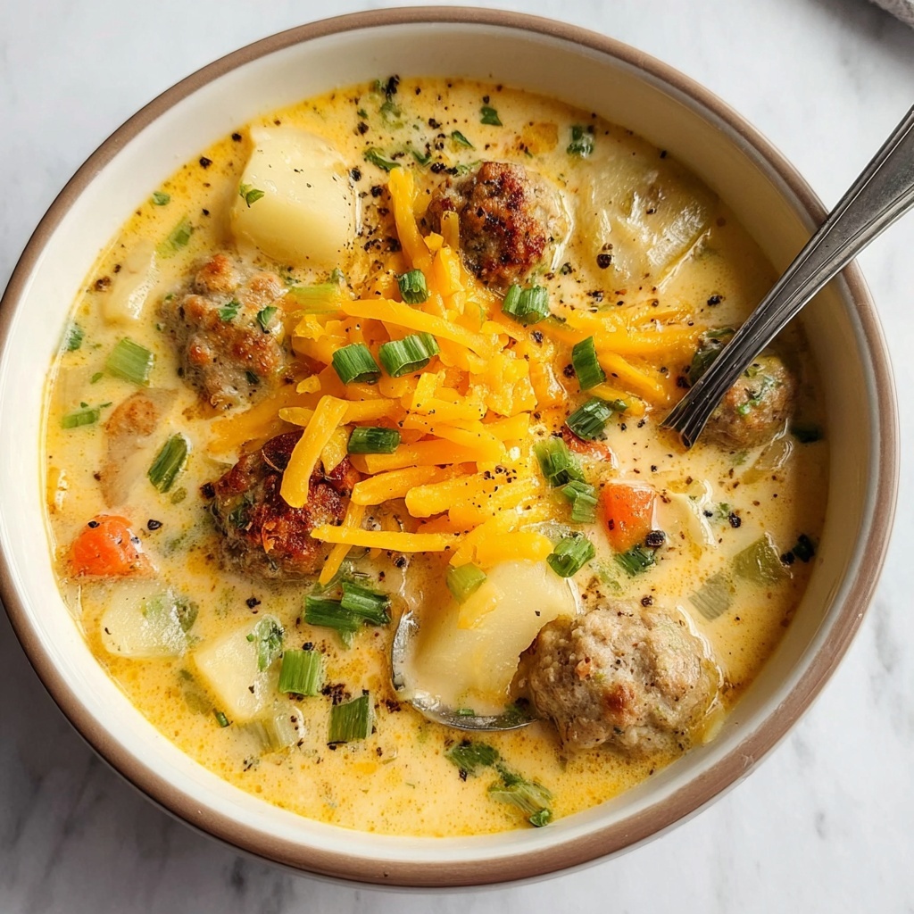 Beer Cheese Potato Soup with Sausage Recipe - Recipe Image