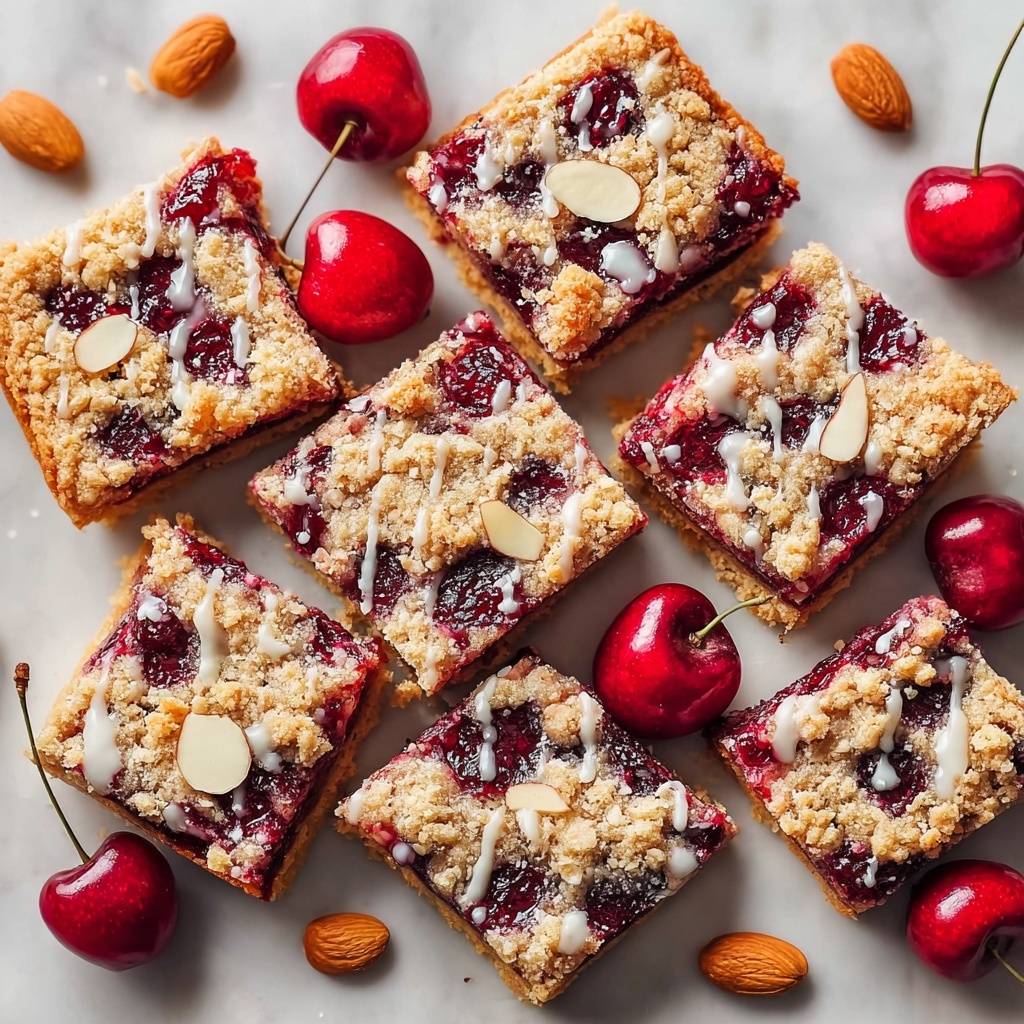 Cherry Pie Bars with Lemon Glaze Recipe - Recipe Image