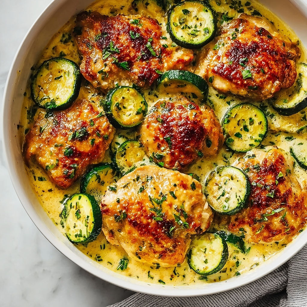 Baked Chicken and Zucchini with Cherry Tomatoes, Feta, and Lemon Recipe - Recipe Image