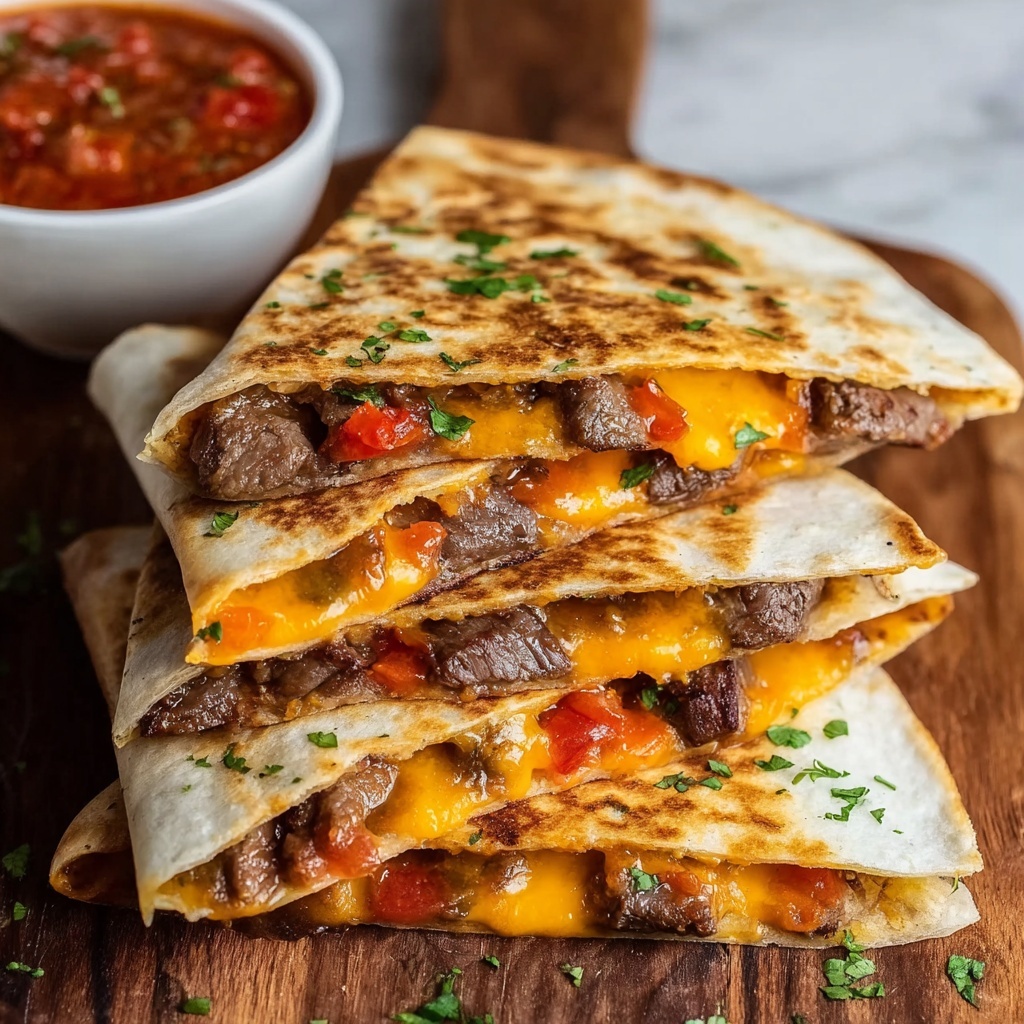 Steak Fajita Quesadillas Recipe - Recipe Image