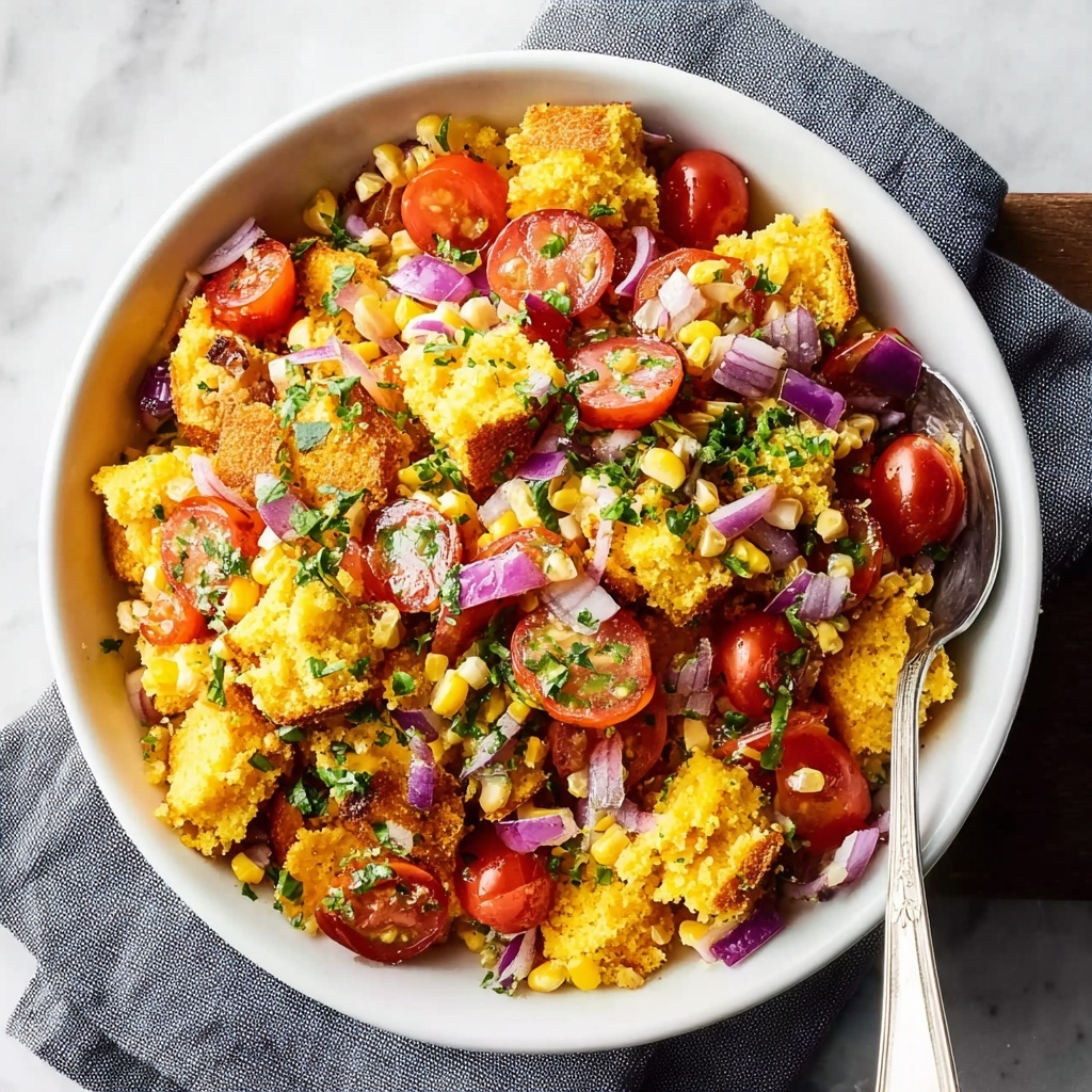 Southern Cornbread Salad Recipe - Recipe Image