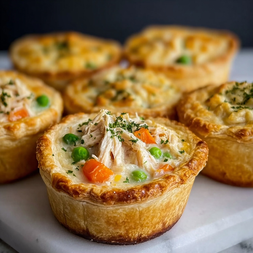 Mini Chicken Pot Pies Recipe - Recipe Image