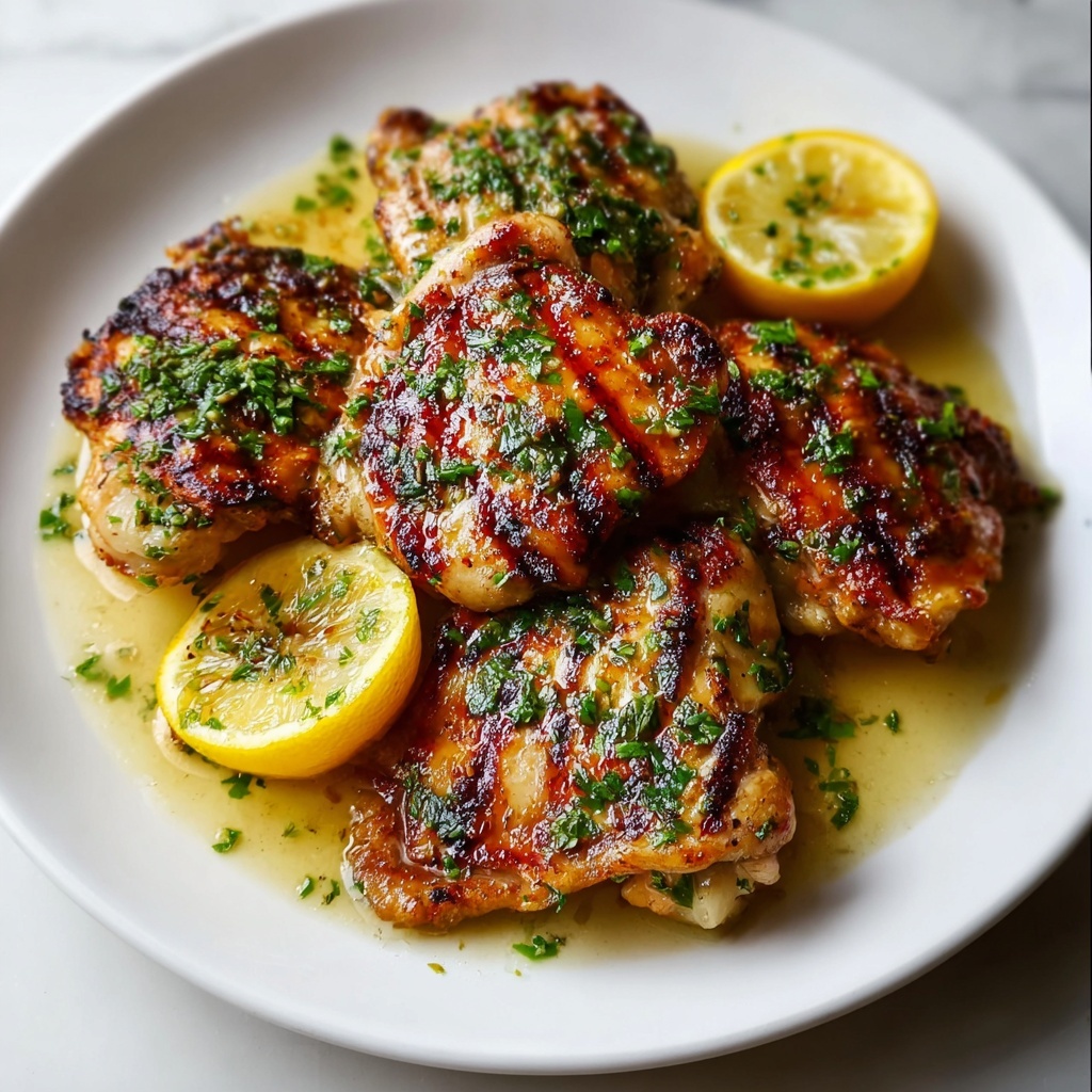 Garlic Lemon Chicken Thighs Recipe - Recipe Image