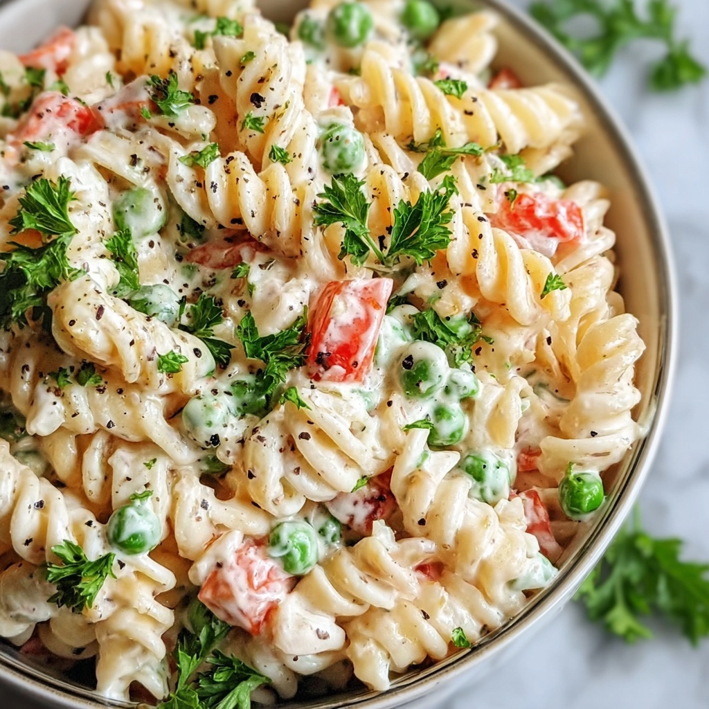 Creamy Pasta Salad Recipe - Recipe Image